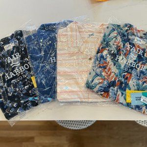 4 Fair Harbor - Casablanca Camp Shirts - Size L - NEW IN PACKAGING!